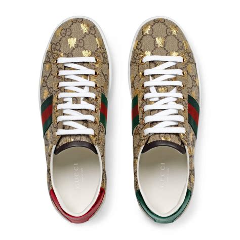 gucci ace canvas update|Women's Gucci Ace sneaker with bees .